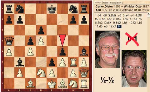 Nachholpartie Gerke-Winkler