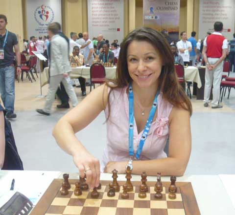 Mara bei der Schacholympiade 2012 in Istanbul