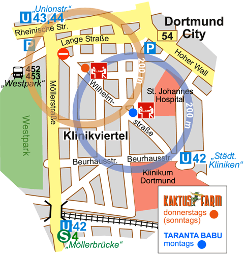 Lageplan Dortmund-Klinikviertel